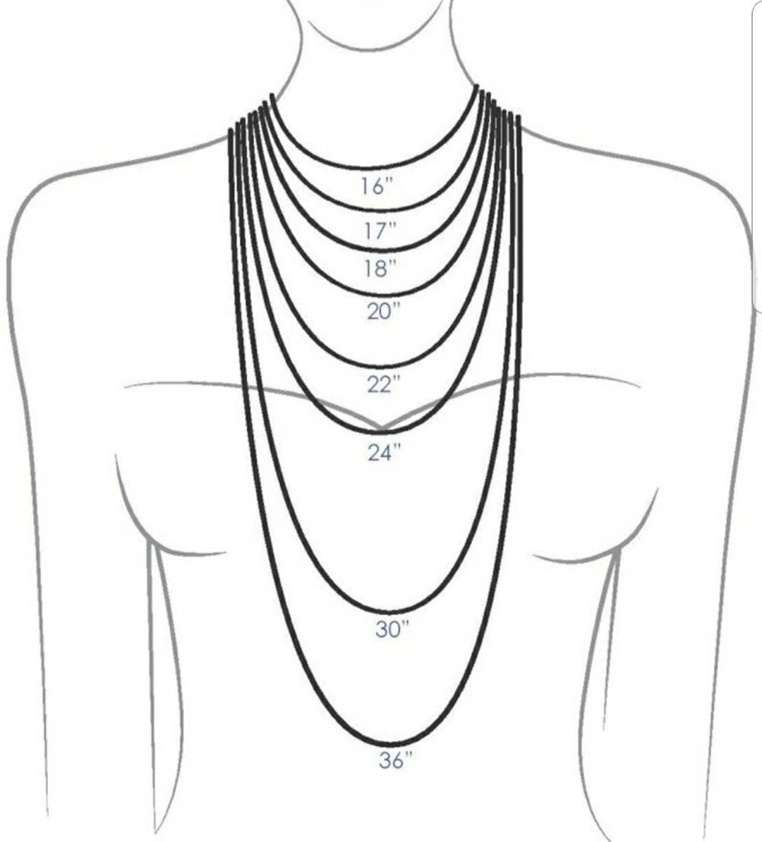necklace length chart