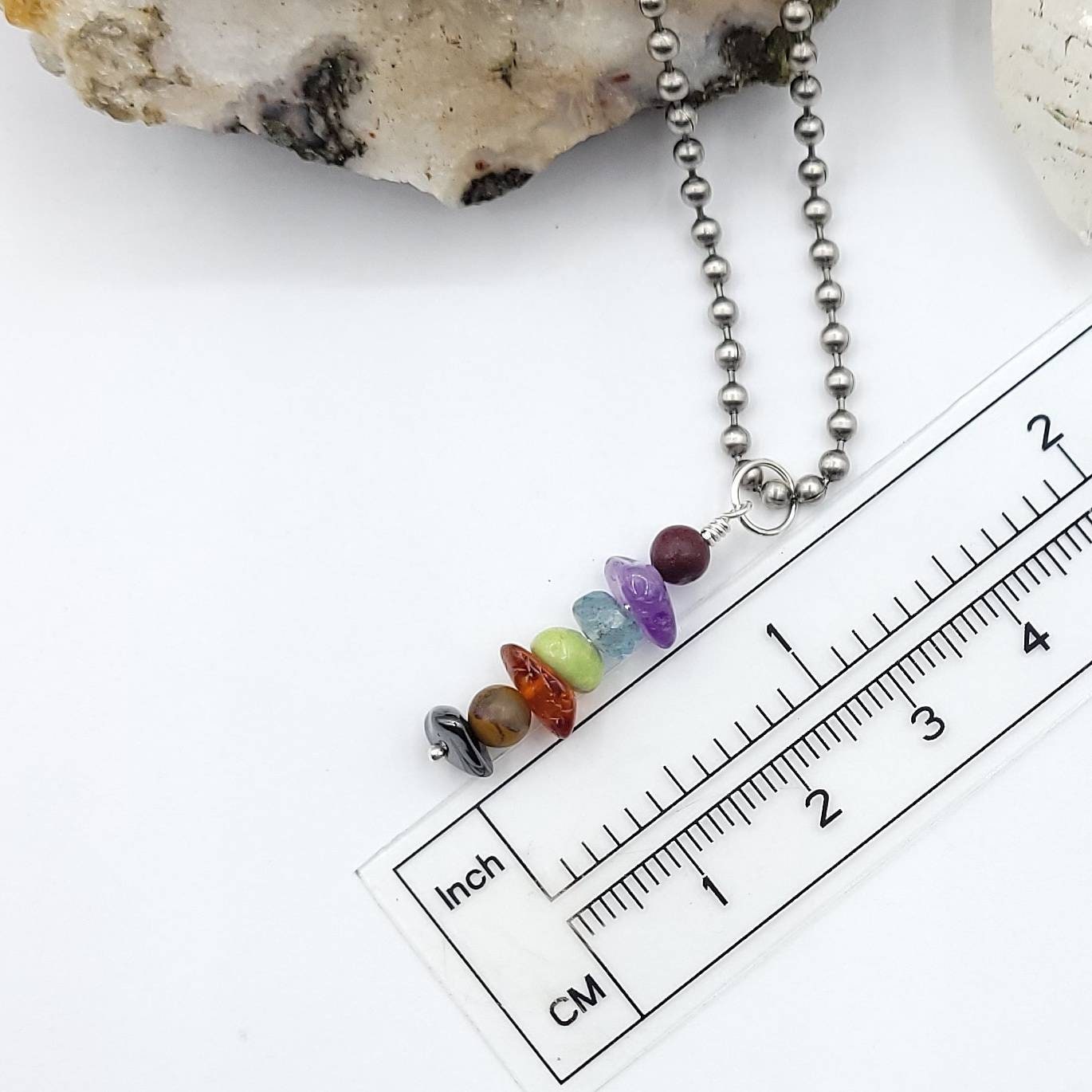 Aquarius Chakra Necklace, Zodiac Aquarius Pendant, Zodiac Chakra Jewelry, Chakra Pendant, Crystal Gift