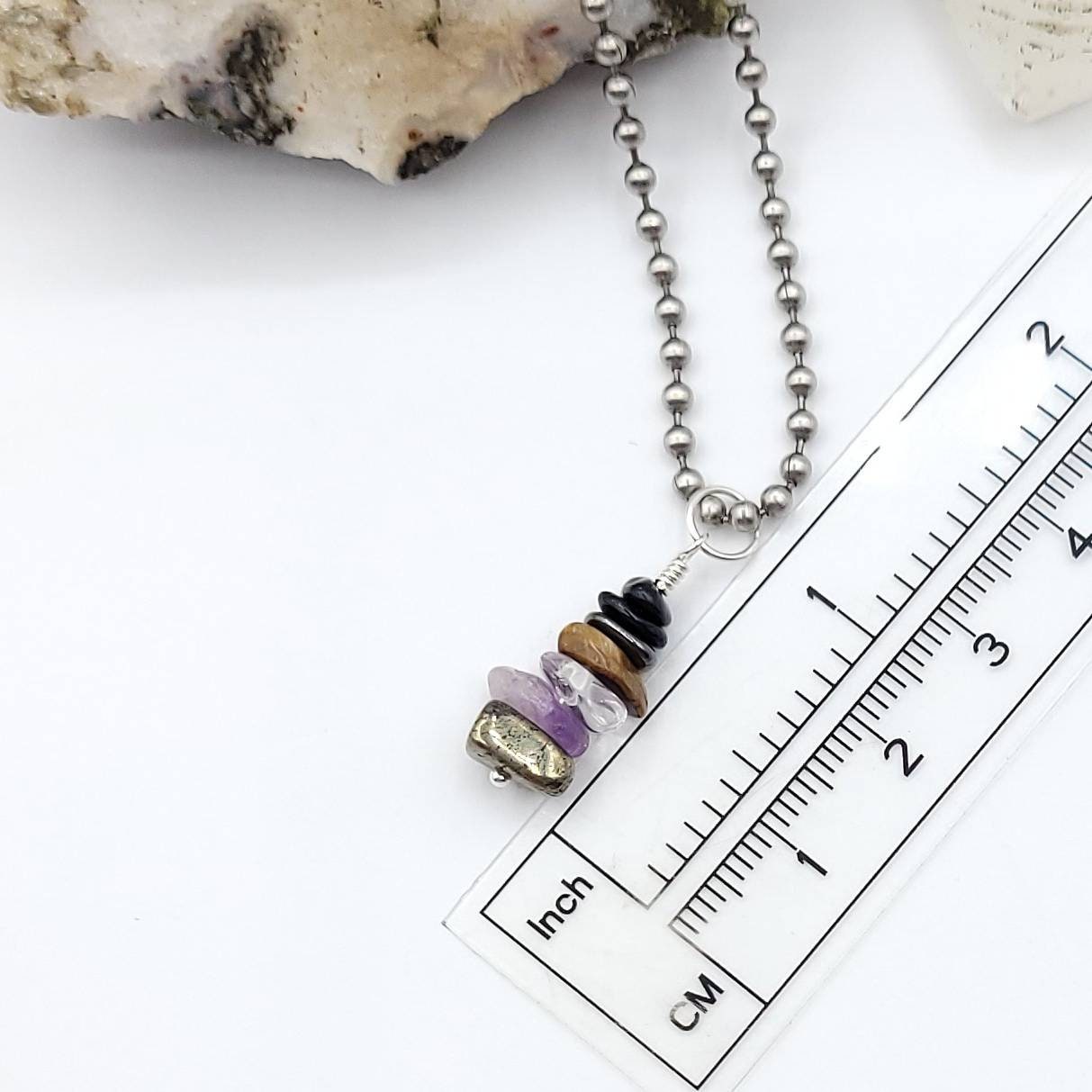 Custom Protection Crystal Necklace, Build Your Own Crystal Necklace