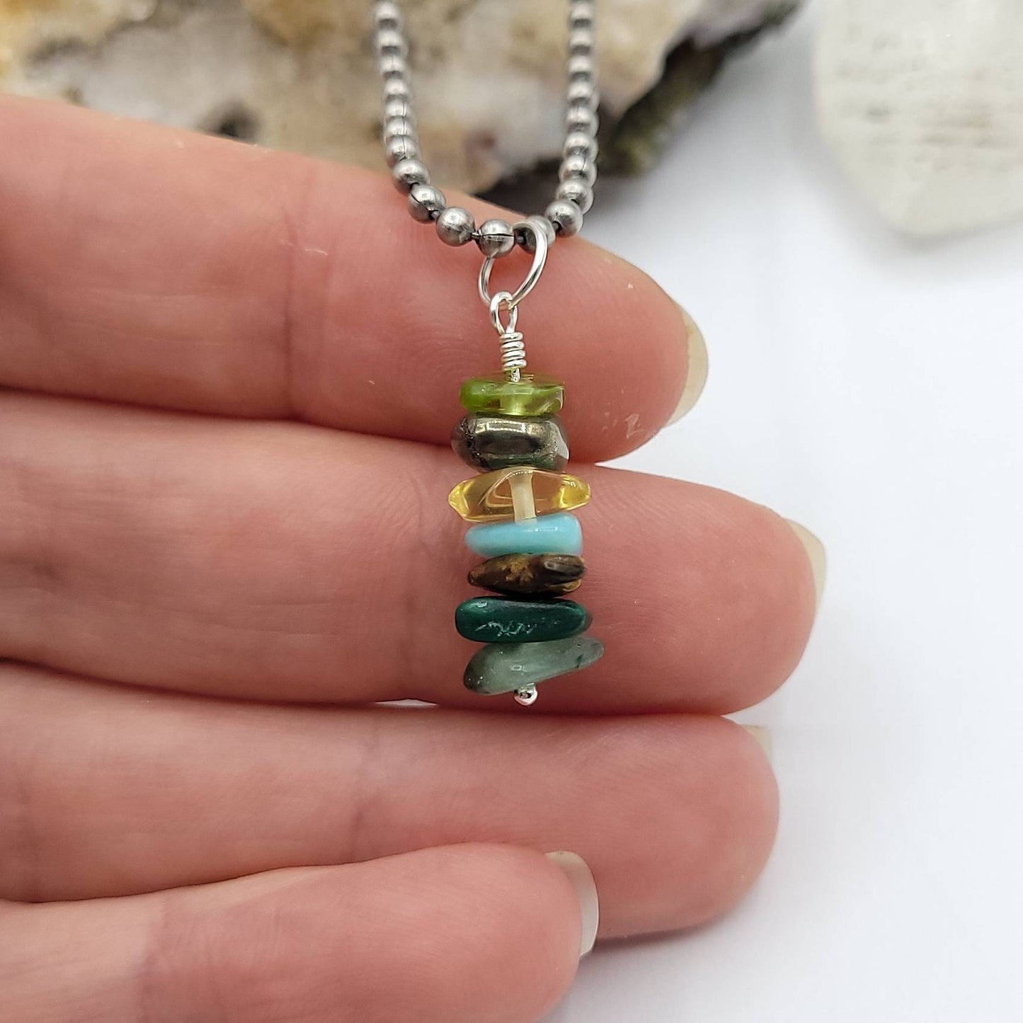 Custom Money Attracting Crystal Necklace, Build Your Own Crystal Necklace
