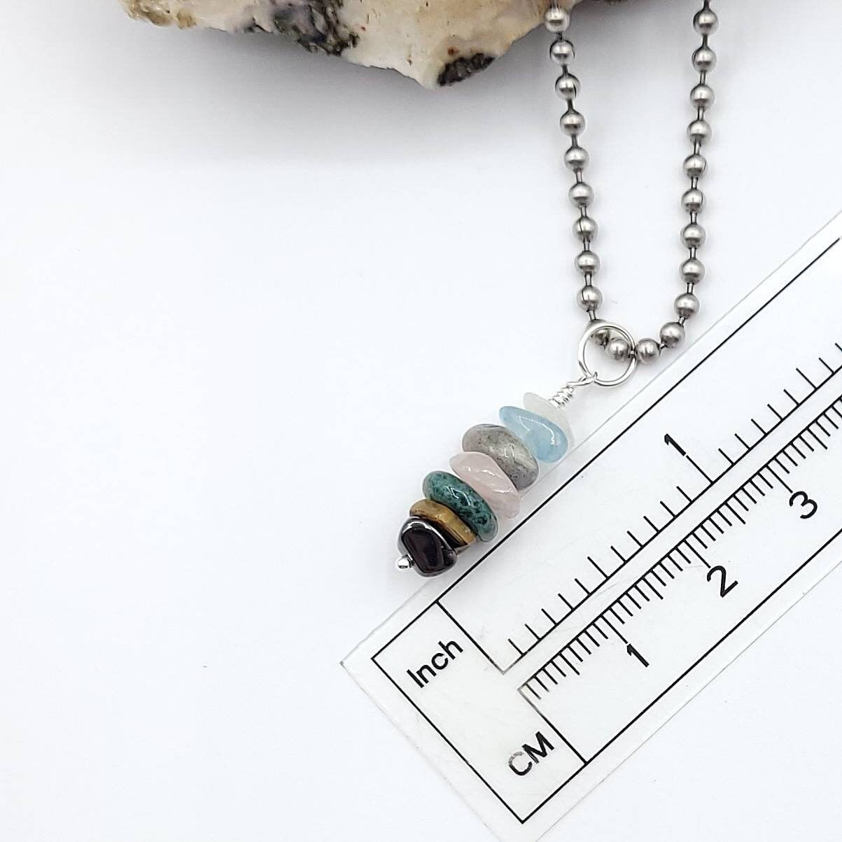 Custom Balancing Crystal Necklace, Build Your Own Crystal Necklace, Customized Crystal Pendant