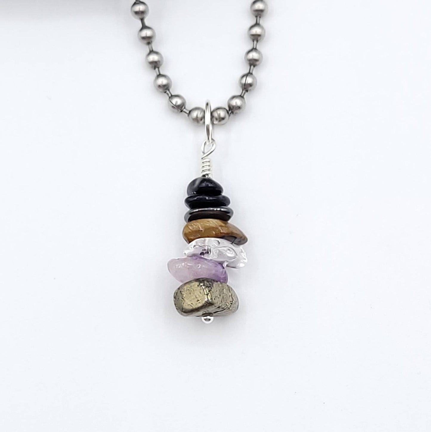 Custom Protection Crystal Necklace, Build Your Own Crystal Necklace