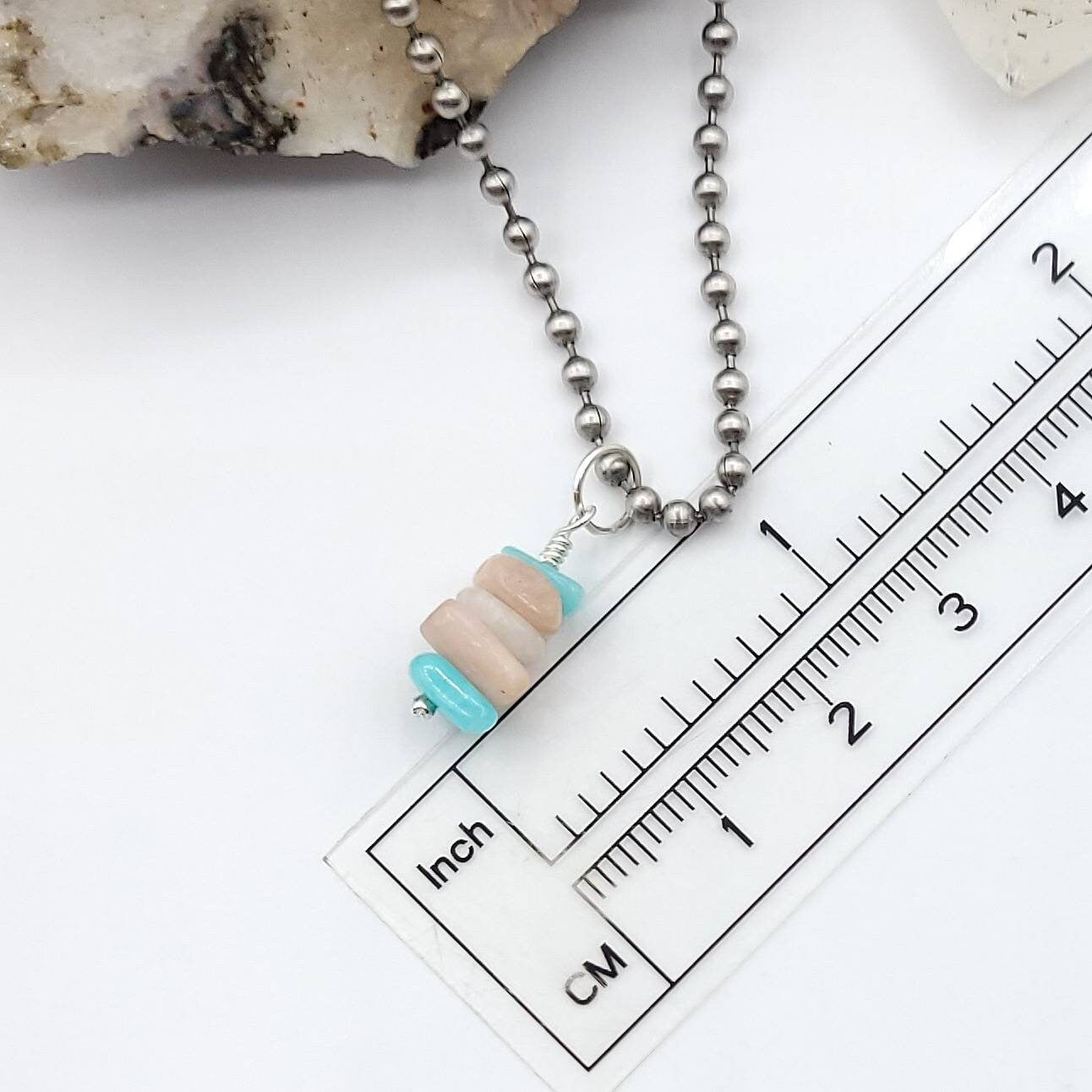 Transgender Pride Necklace, Trans Pride Crystal Pendant