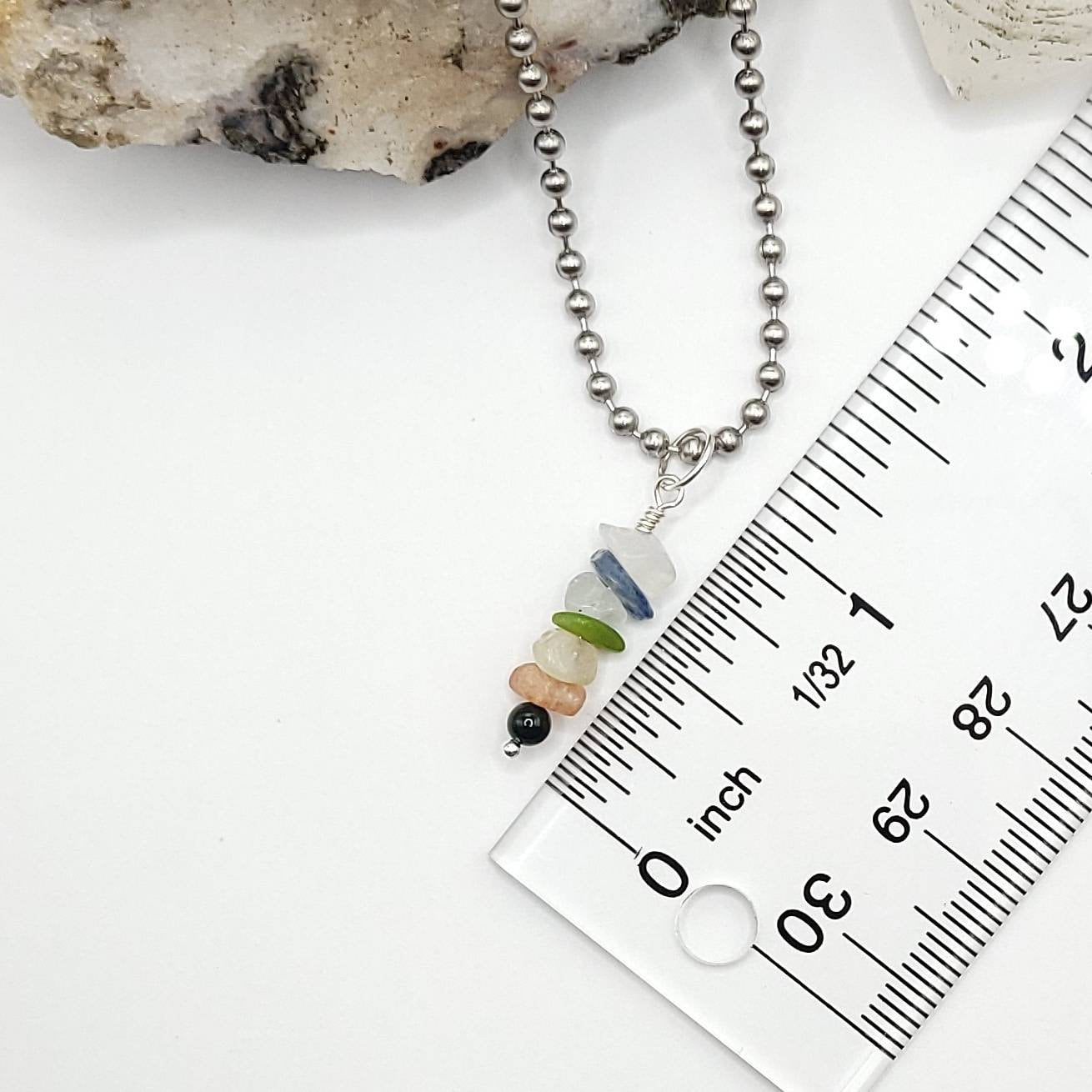 Libra Chakra Necklace, Crystal Healing Libra Pendant, Chakra Pendant, Libra Necklace