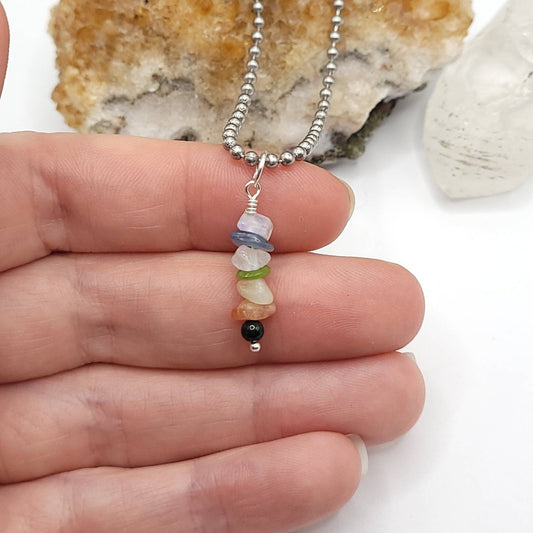 Libra Chakra Necklace, Crystal Healing Libra Pendant, Chakra Pendant, Libra Necklace