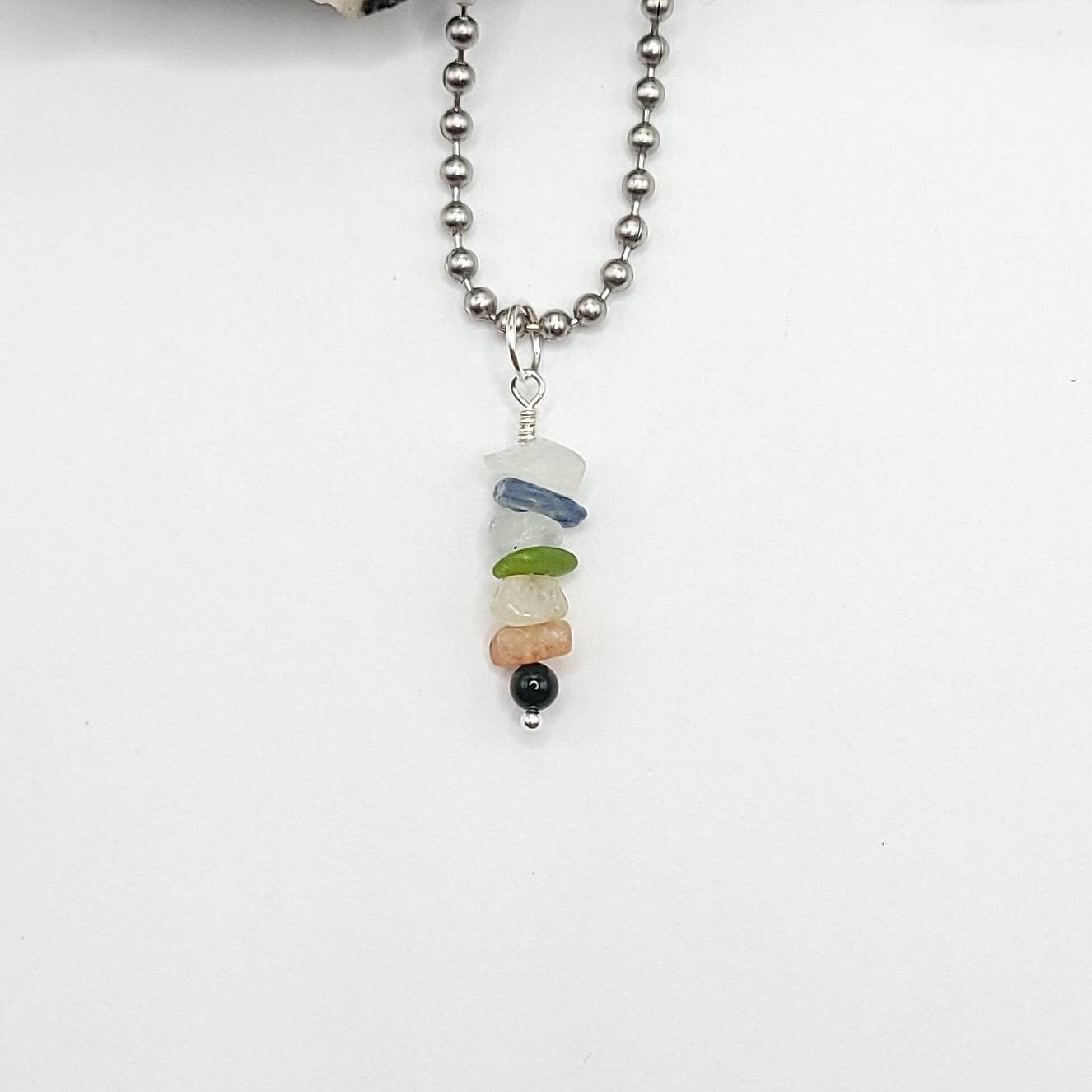 Libra Chakra Necklace, Crystal Healing Libra Pendant, Chakra Pendant, Libra Necklace