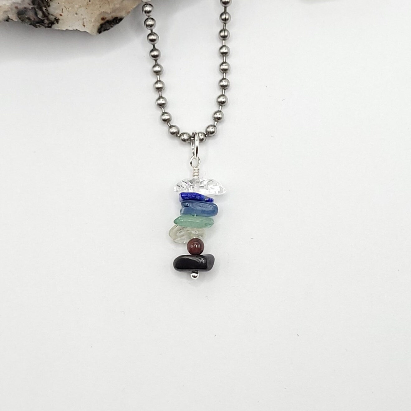 Aries Chakra Necklace, Zodiac Aries Pendant, Chakra Jewelry, Aries Gift