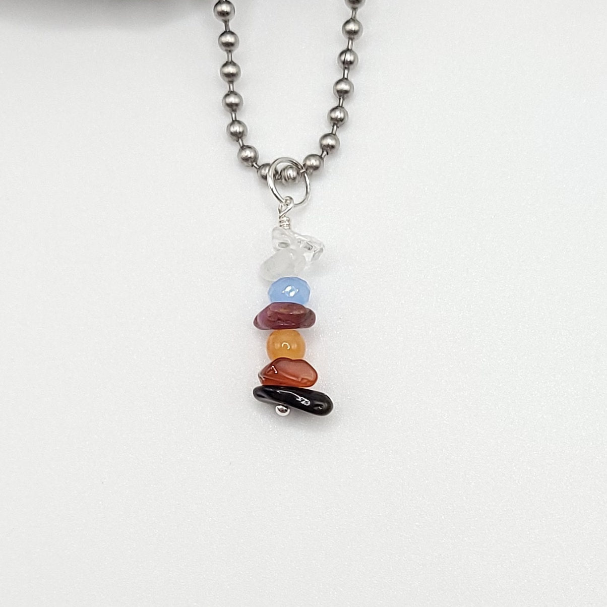 Cancer Chakra Necklace, Crystal Healing Cancer Pendant