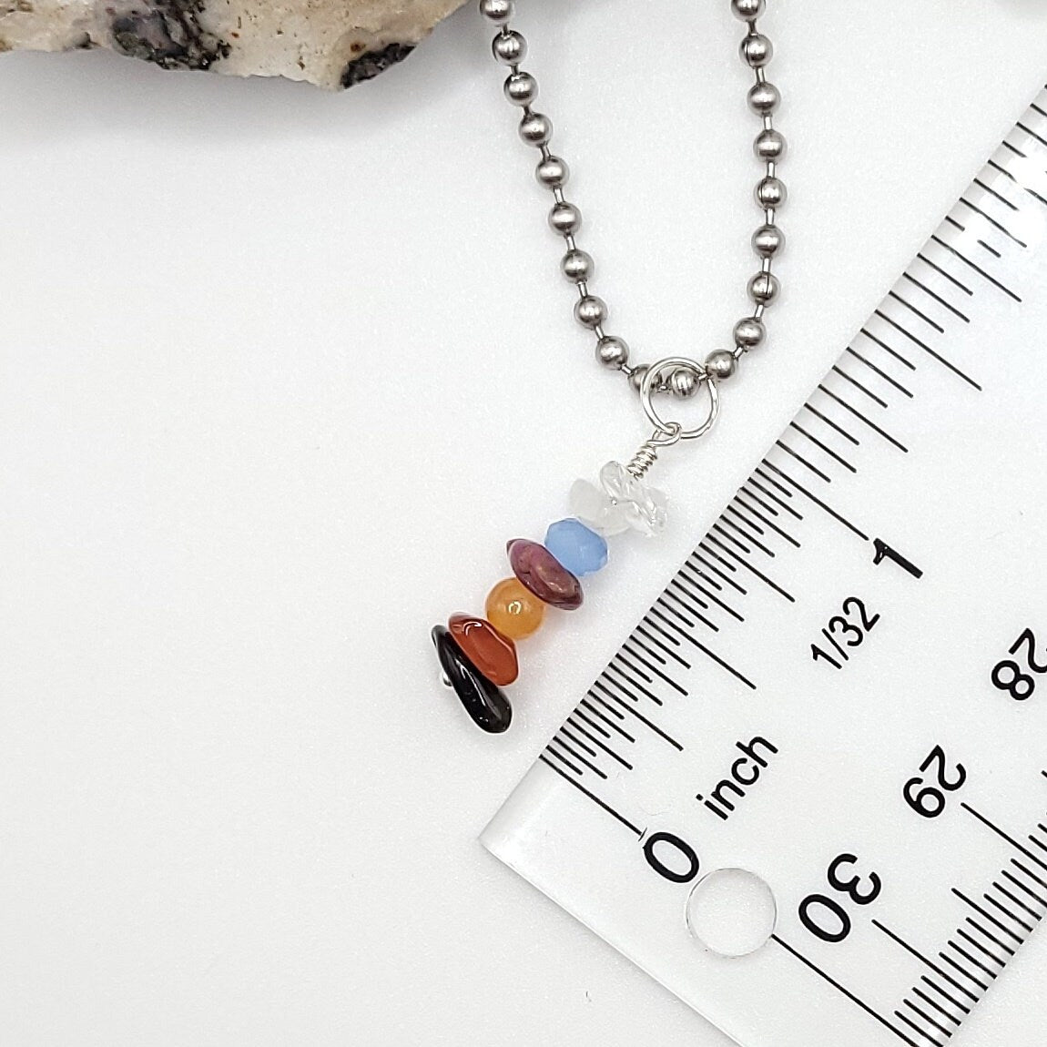 Cancer Chakra Necklace, Crystal Healing Cancer Pendant