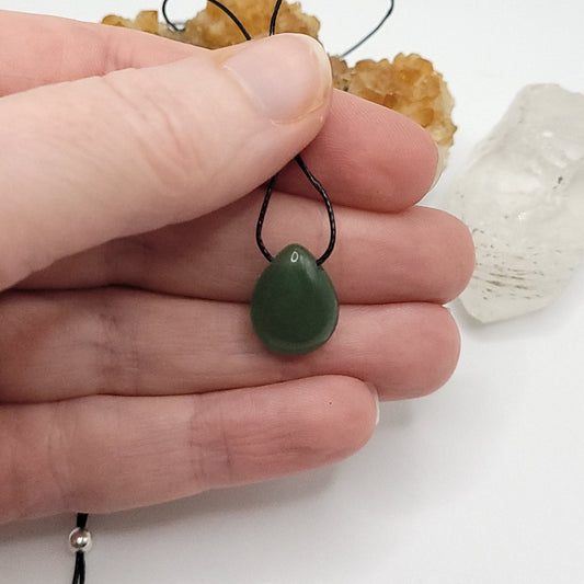 Adjustable Green Aventurine Necklace