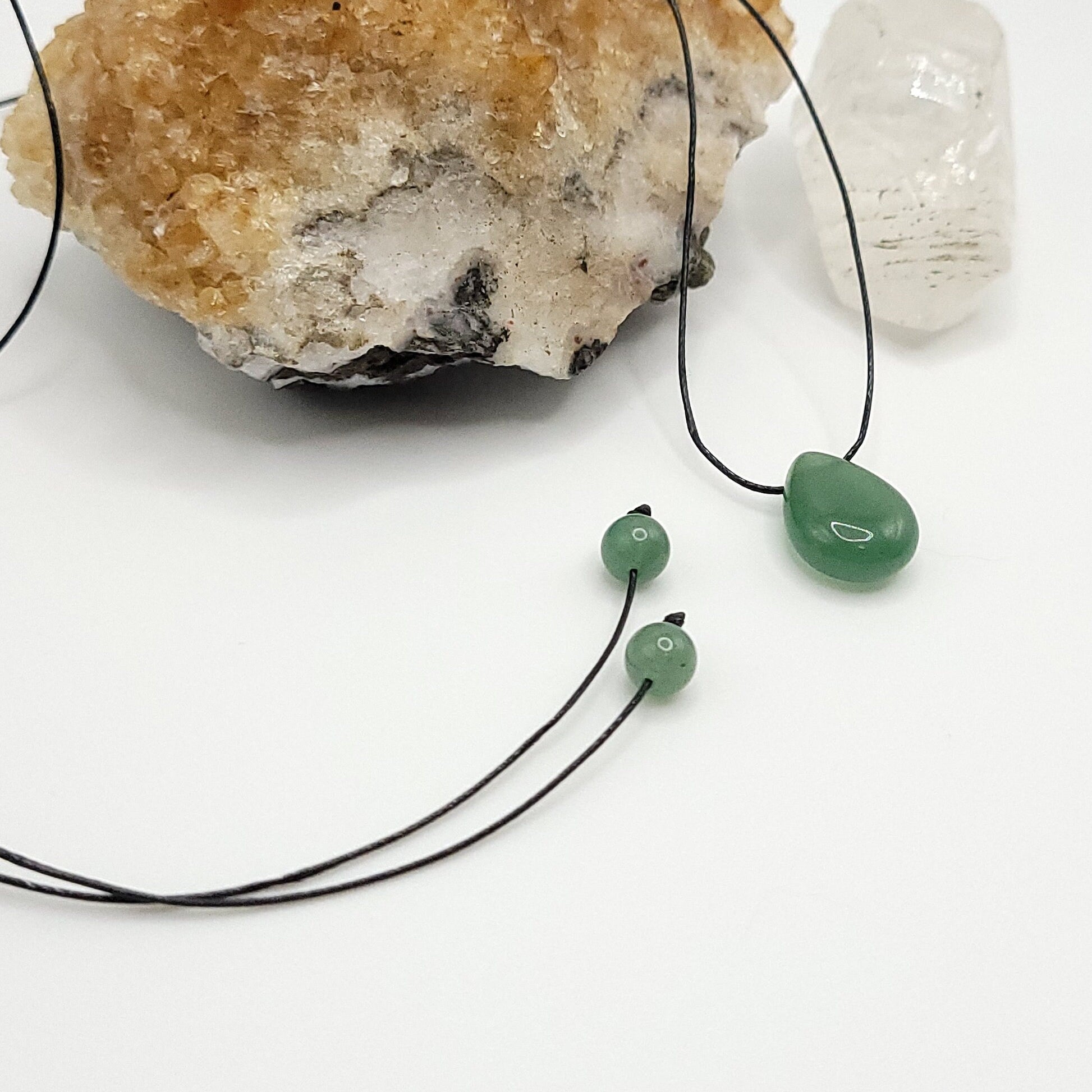 Adjustable Green Aventurine Necklace