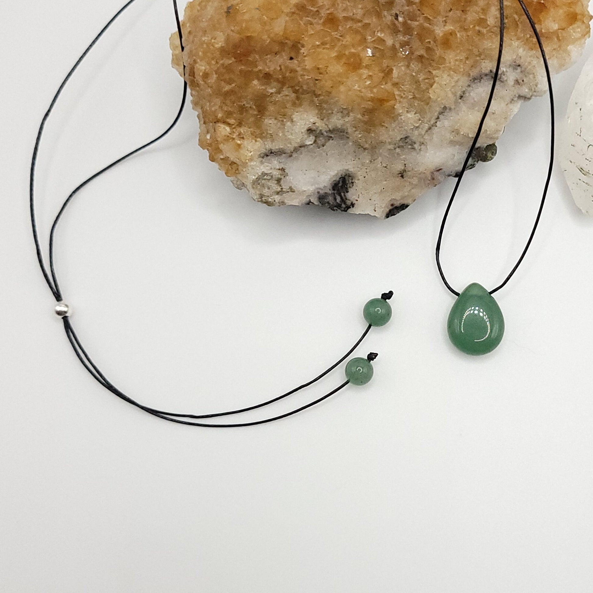 Adjustable Green Aventurine Necklace