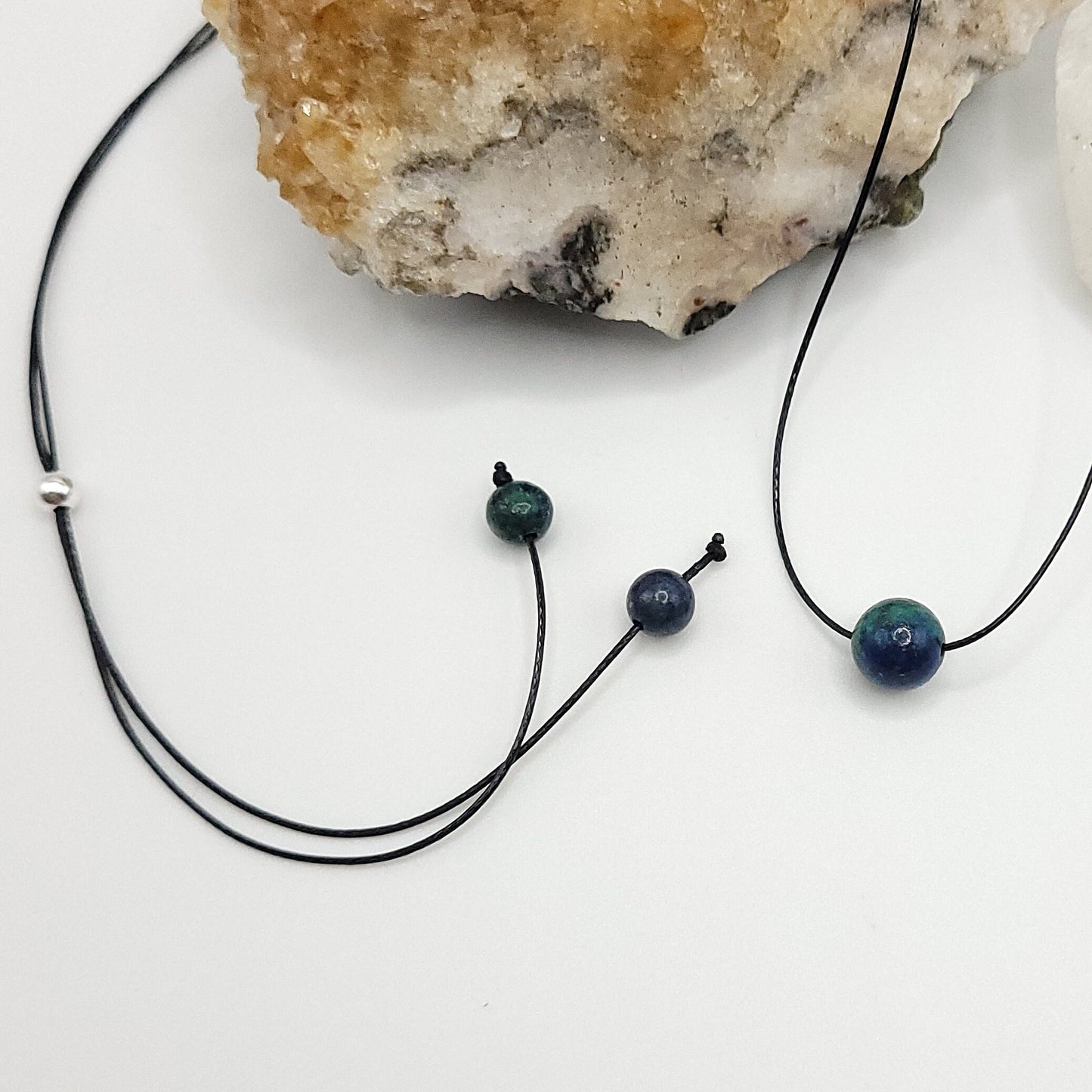 Azurite Malachite choker