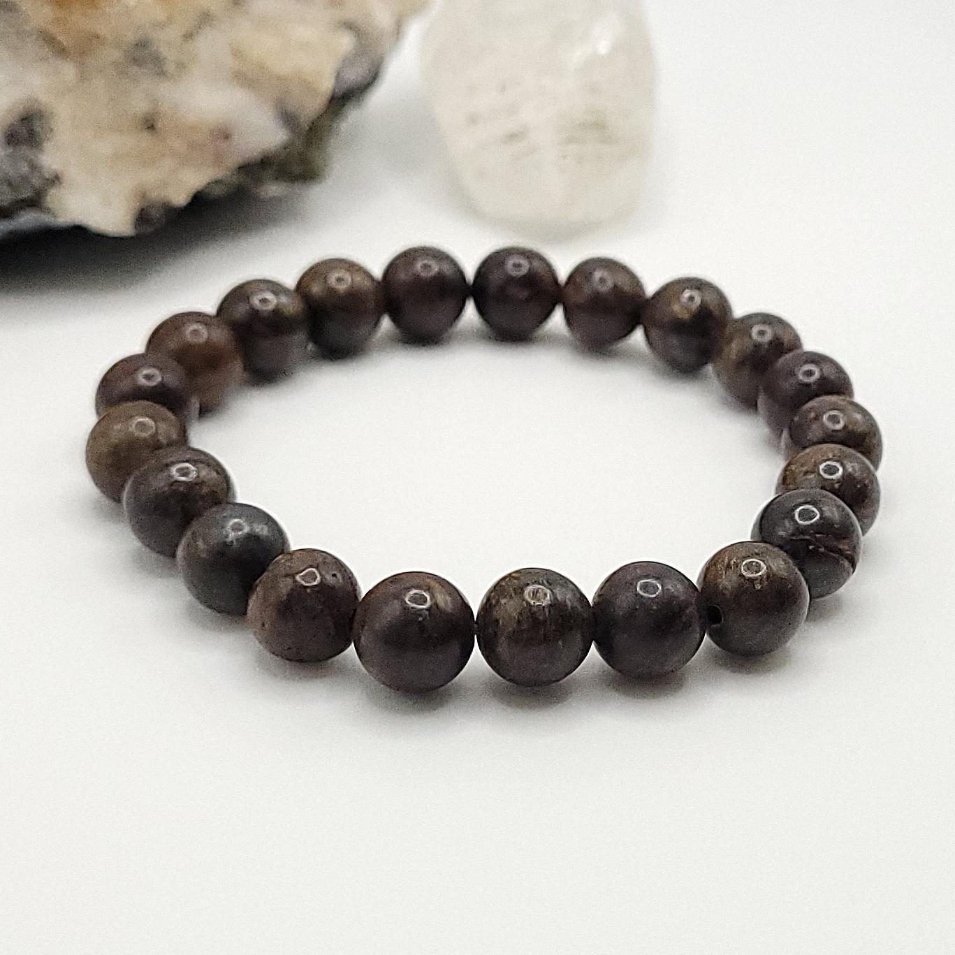 Bronzite Crystal Stretch Bracelet