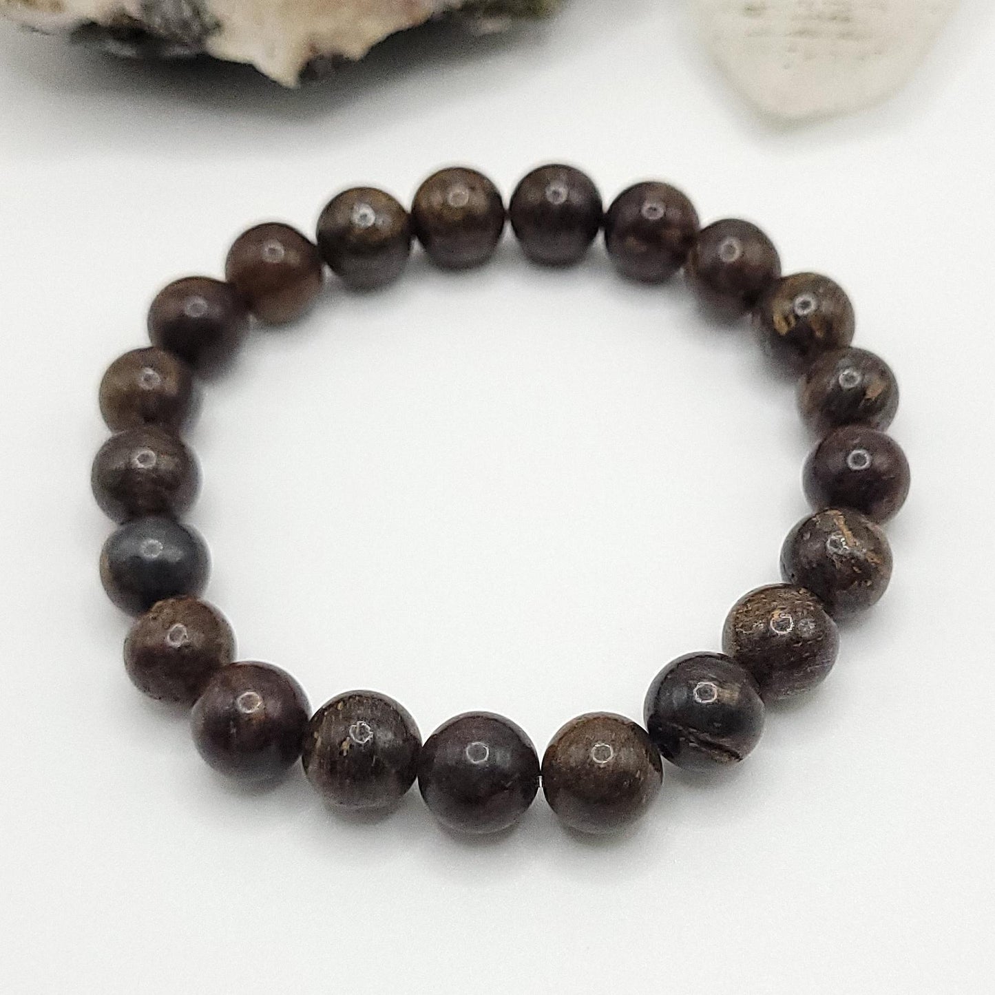 Bronzite Crystal Stretch Bracelet
