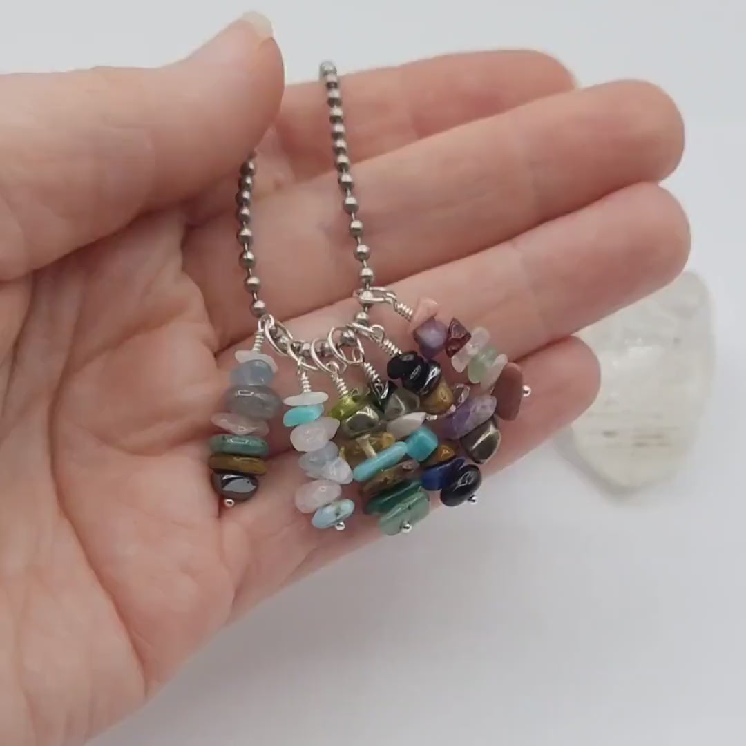 Create Your Custom Crystal Necklace, Build Your Own Crystal Necklace, Customizable Necklace Crystal
