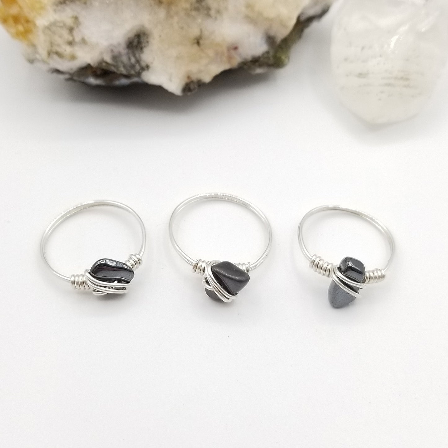 Hematite Sterling Silver Ring