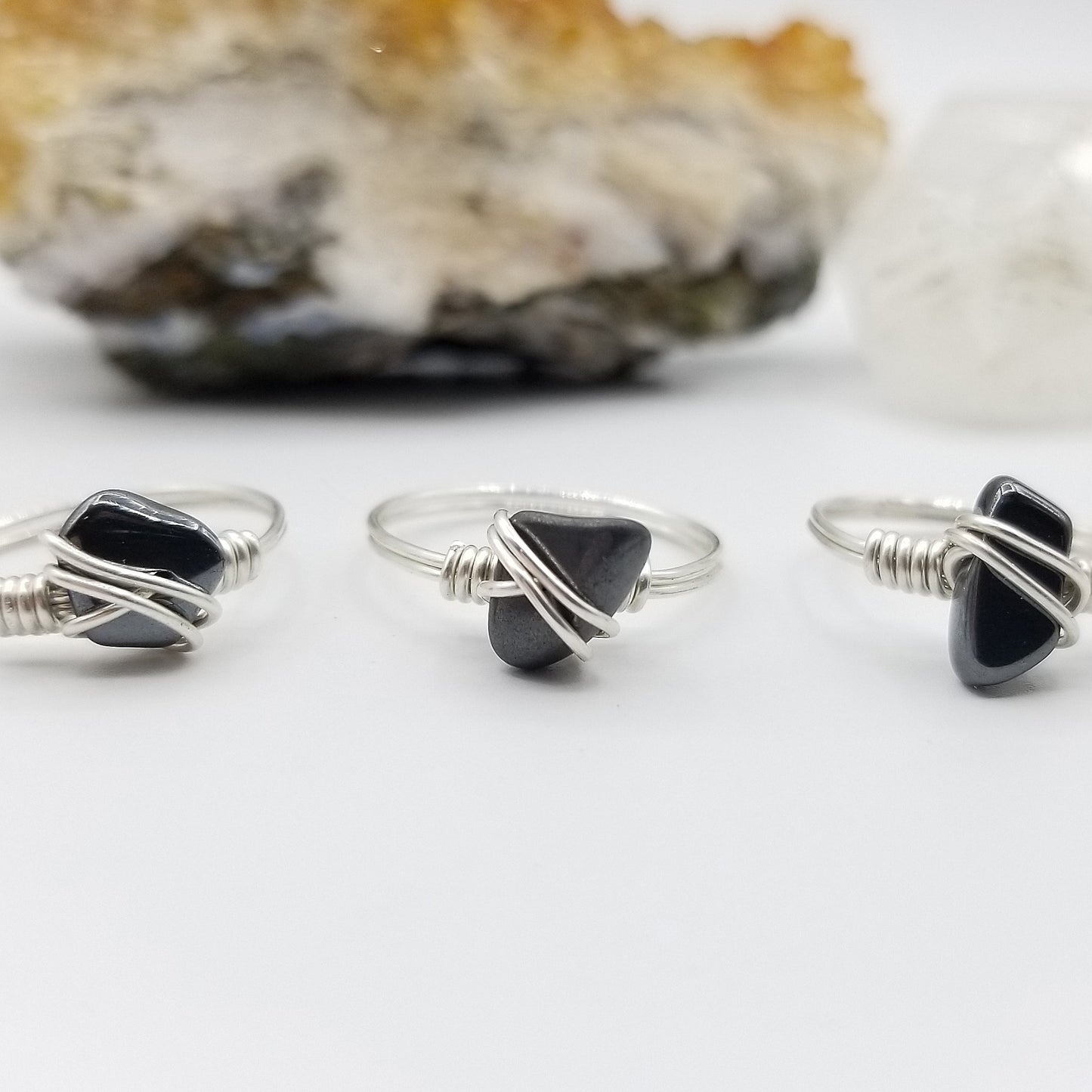 Hematite Sterling Silver Ring