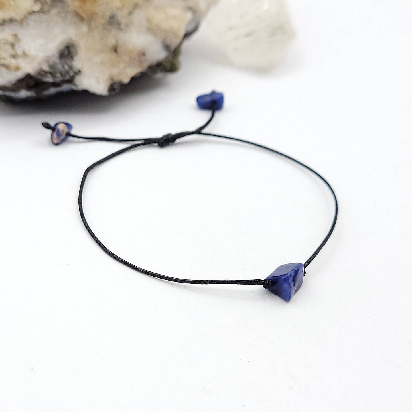 Sodalite Bracelet | Promotes Logic , Communication, Truth, Knowledge and Efficiency