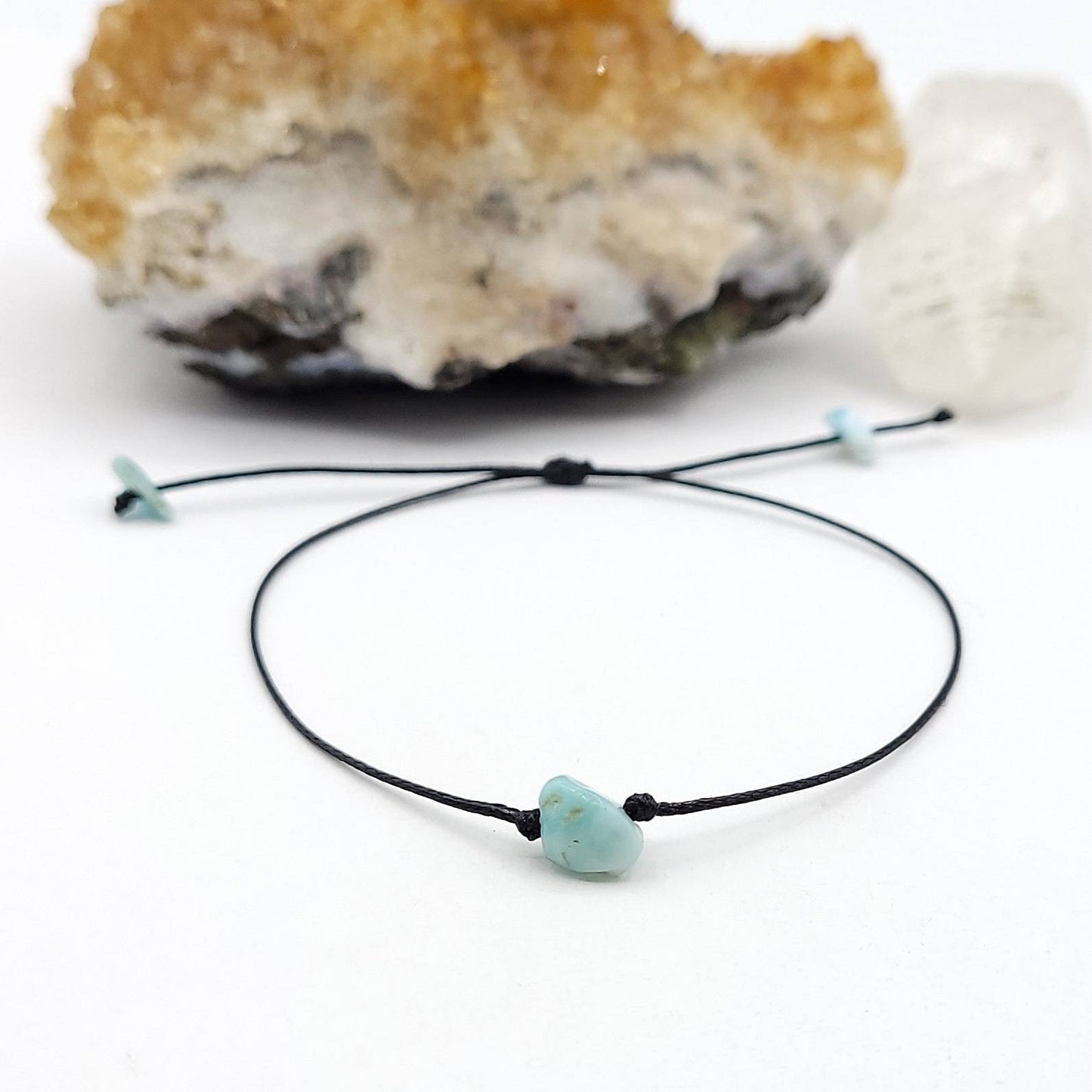Larimar Bracelet | Promotes Peace, Serenity, Calm, Balance, Love, Communication