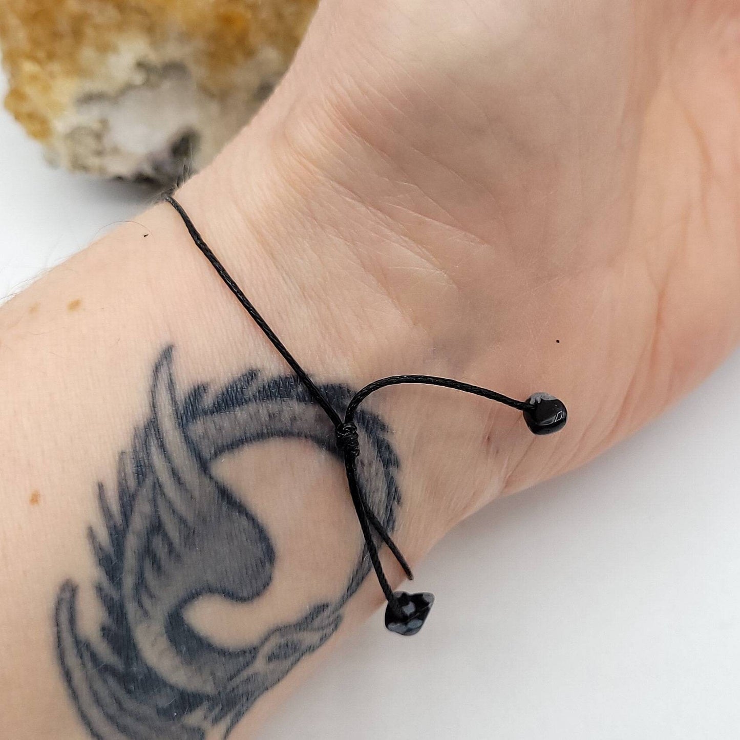 Snowflake Obsidian Bracelet | Promotes Inner Centering and Balance for Body, Mind and Spirit
