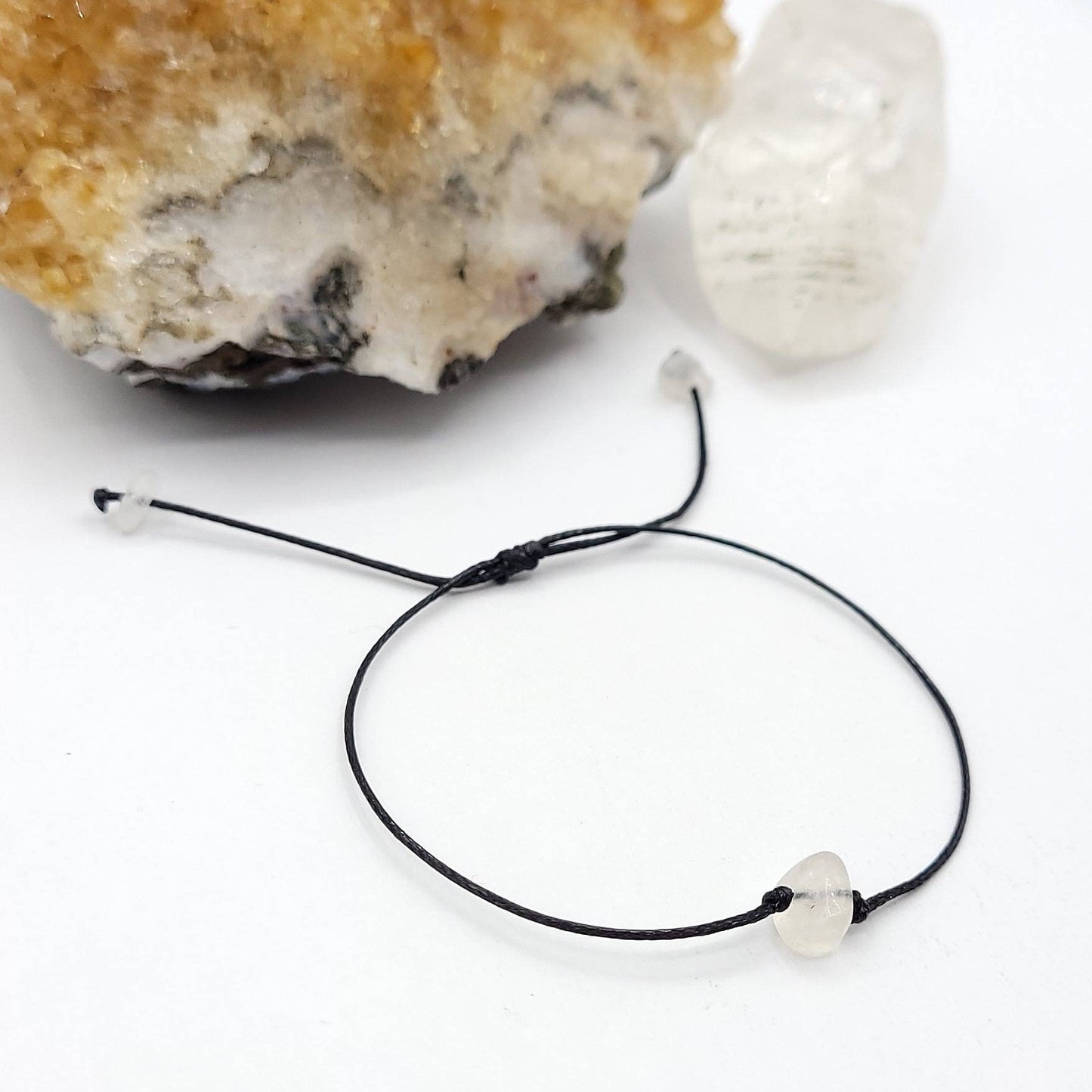 Moonstone Bracelet | Enhances Feminine Energy, Hope, Intuition, Psychic Ability and Calm