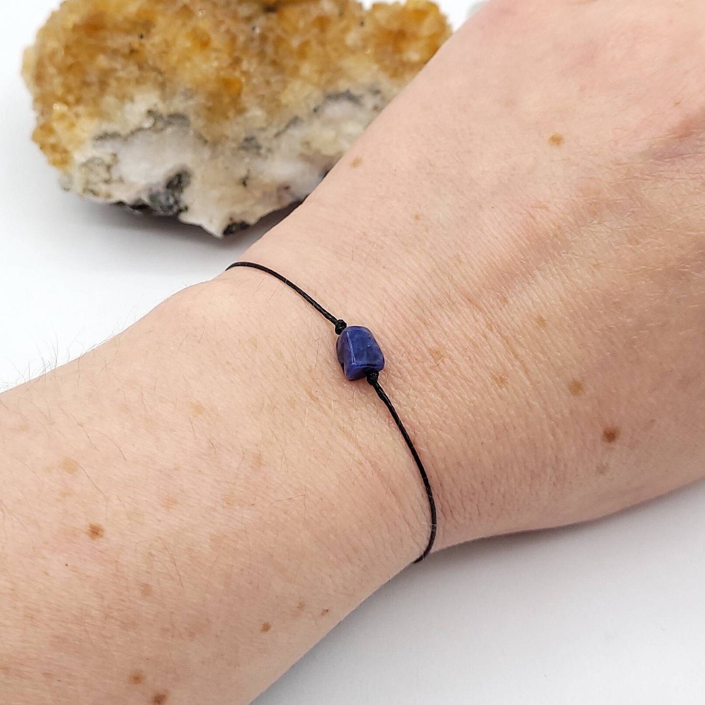 Sodalite Bracelet | Promotes Logic , Communication, Truth, Knowledge and Efficiency