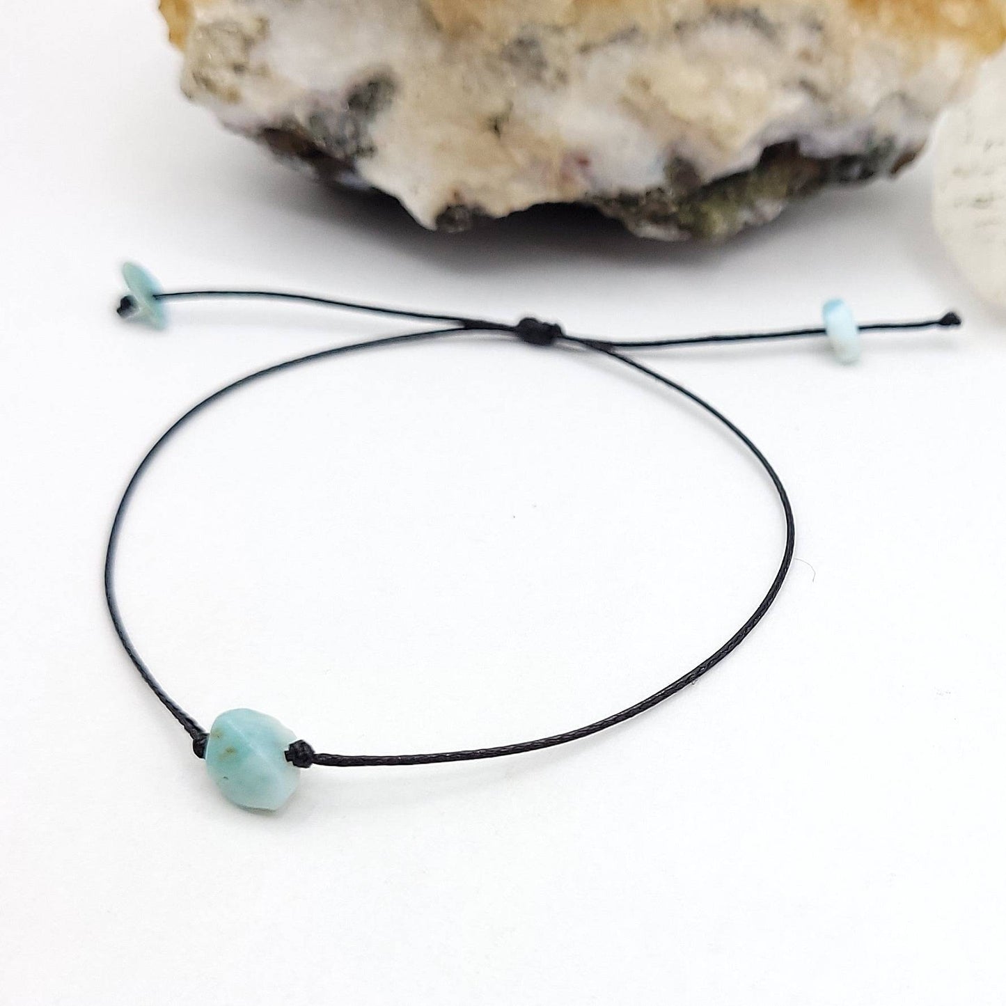 Larimar Bracelet | Promotes Peace, Serenity, Calm, Balance, Love, Communication