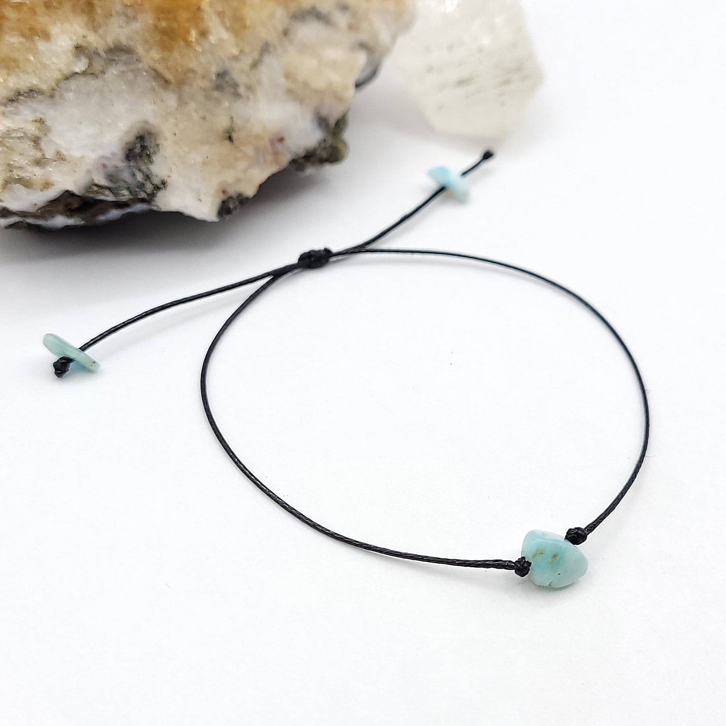Larimar Bracelet | Promotes Peace, Serenity, Calm, Balance, Love, Communication