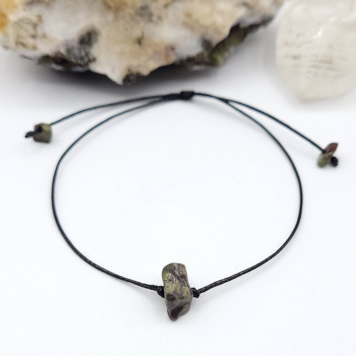 Dragon Blood Jasper Bracelet | Promotes Courage and Balance, Helps Attract Wealth