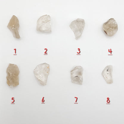 8 raw citrine stones to choose from