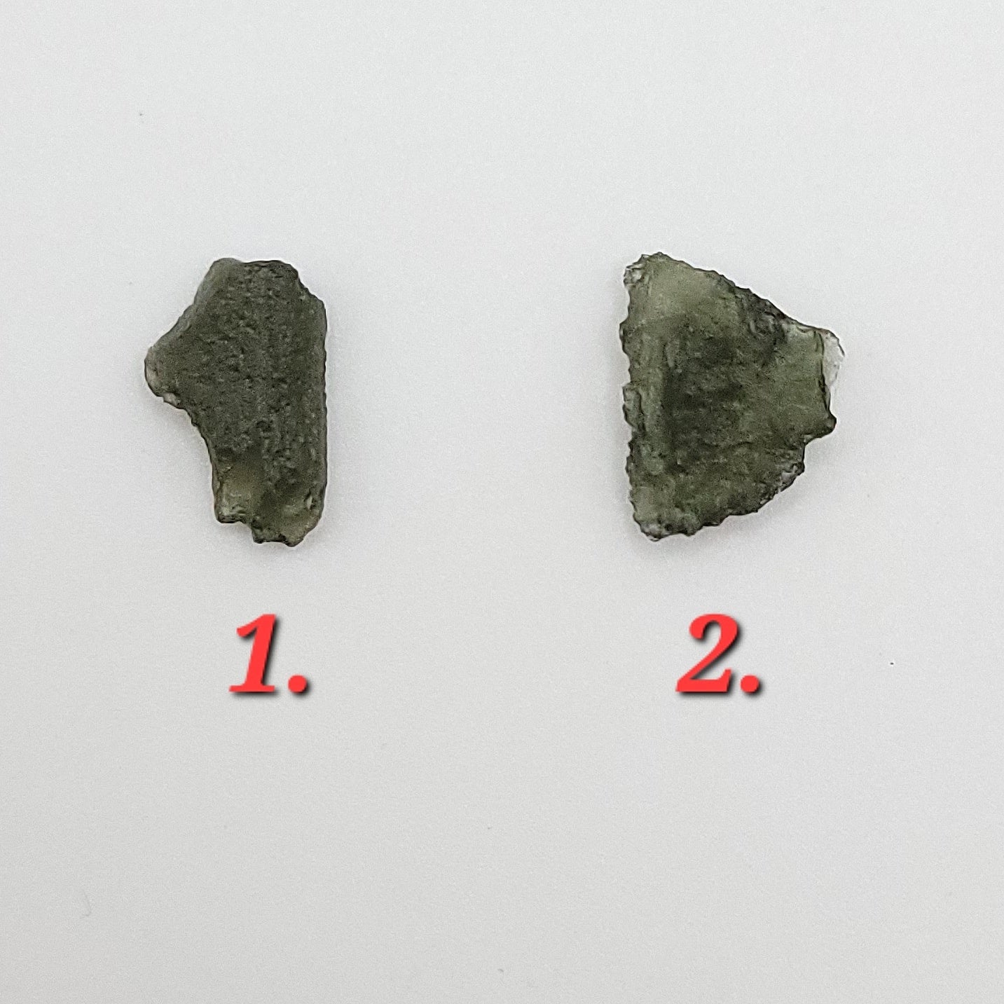 Raw Moldavite Necklace in Gold - Crystal for Transformation