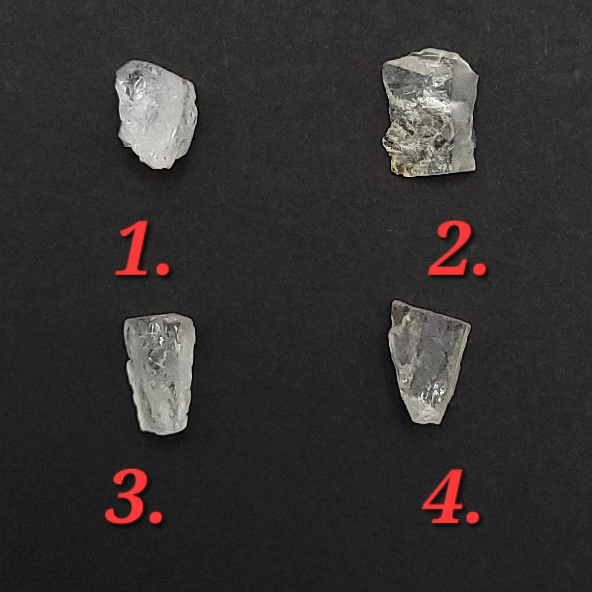 raw phenakite necklace stone choices