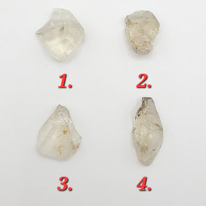 Raw Citrine Necklace in Silver - Crystal for Energy & Abundance