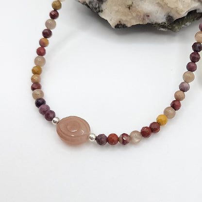Sunstone Evil Eye Necklace - Crystal for Radiant Empowerment