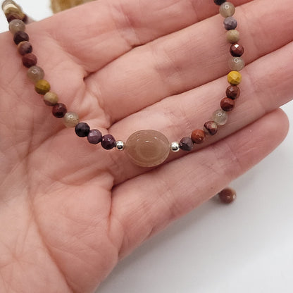 Sunstone Evil Eye Necklace - Crystal for Radiant Empowerment