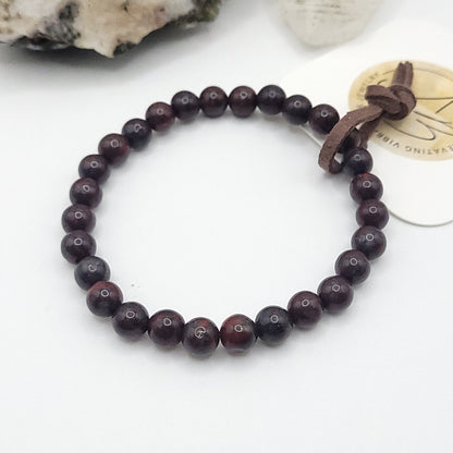 Brecciated Jasper Bracelet on white background