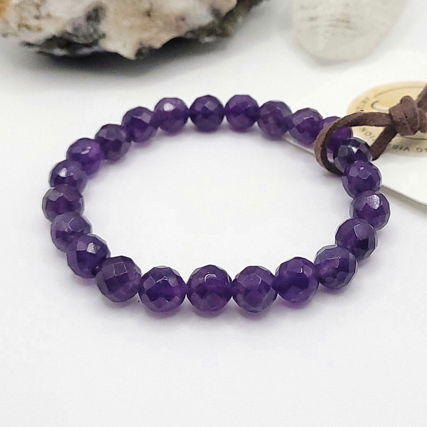 Amethyst Bracelet – Crystal for Calm, Clarity, & Balance