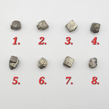 Raw pyrite stones to choose from for raw pyrite necklace