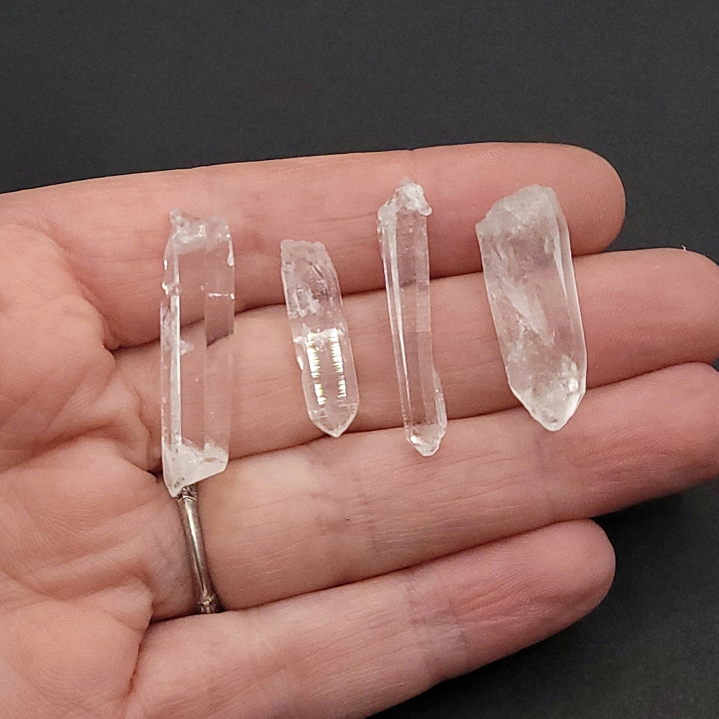 Colombian Lemurian Quartz Necklace in Copper - Spiritual Insight