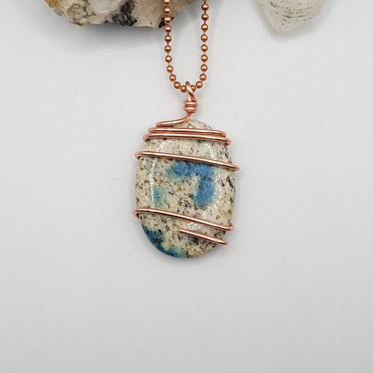 K2 Jasper Necklace in Copper - Crystal for Insight & Grounding