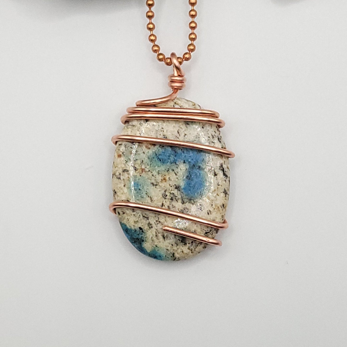 K2 Jasper Necklace in Copper - Crystal for Insight & Grounding