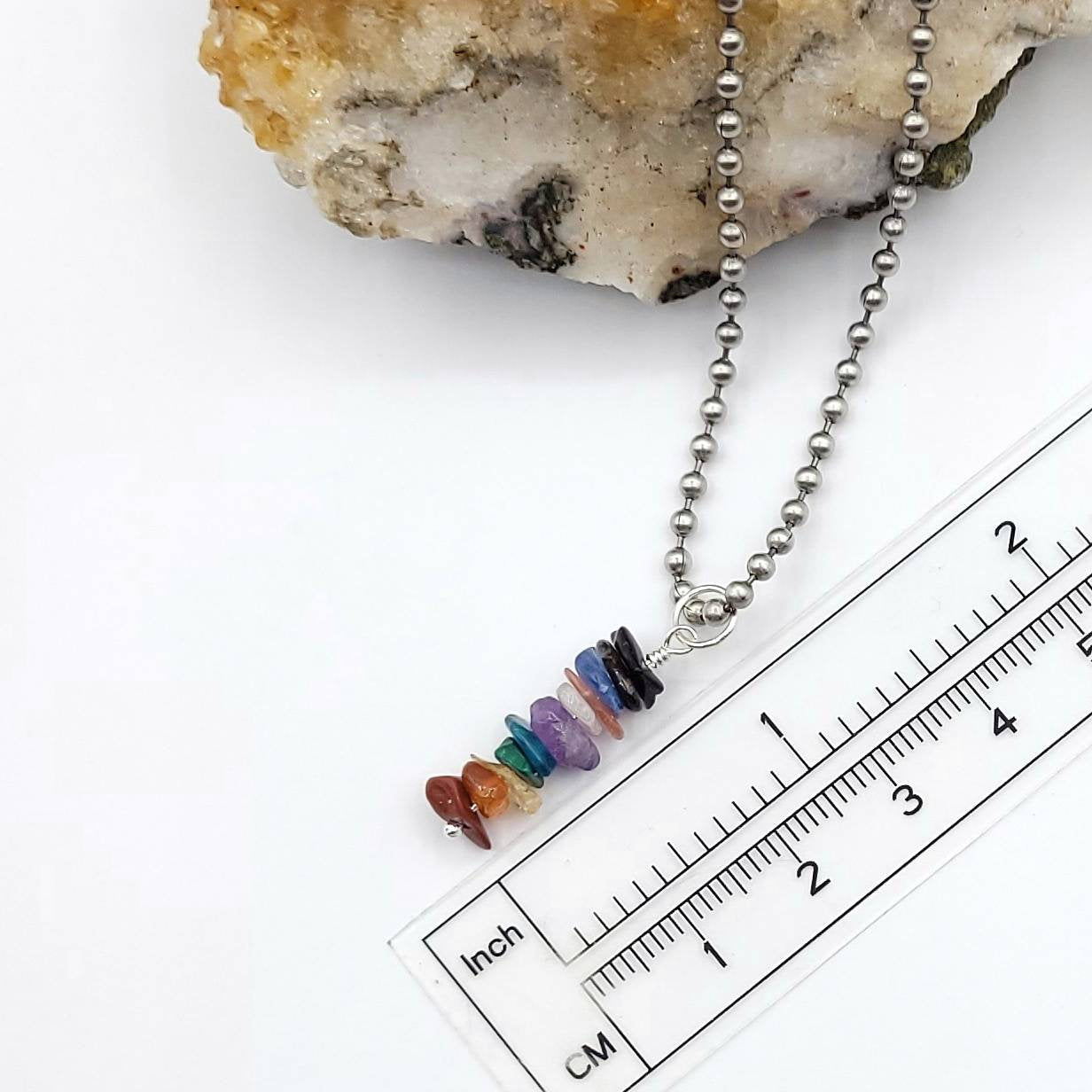 Progress Pride Necklace, Progress Pride Crystal Pendant