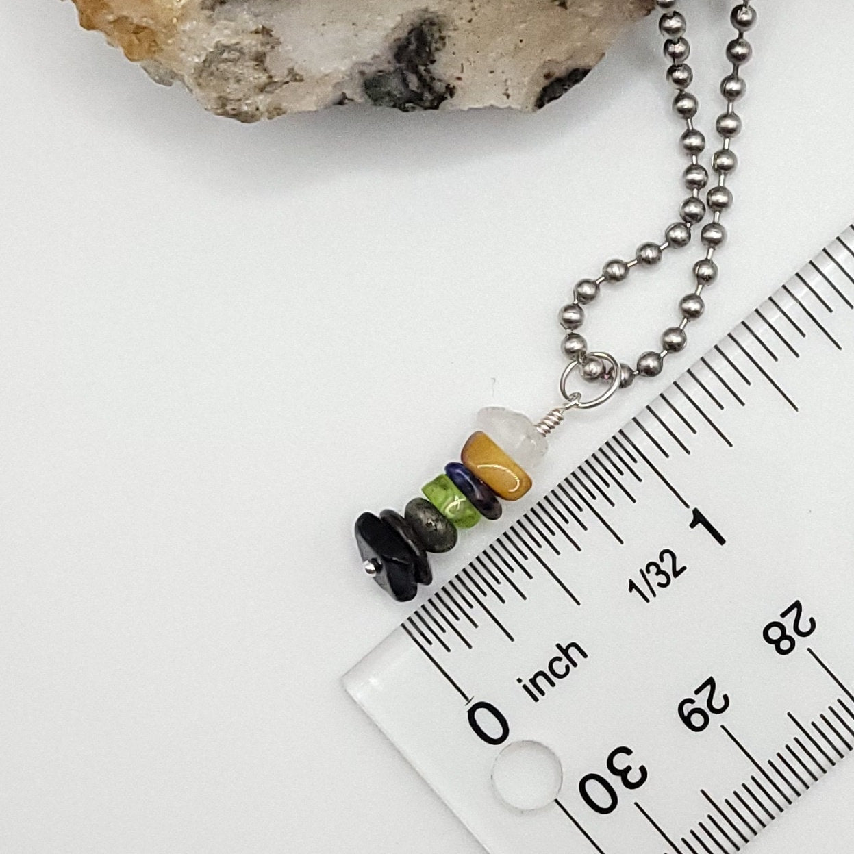 Leo Chakra Necklace, Crystal Healing Leo Pendant