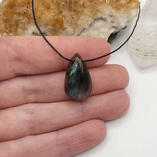 Adjustable Labradorite Necklace