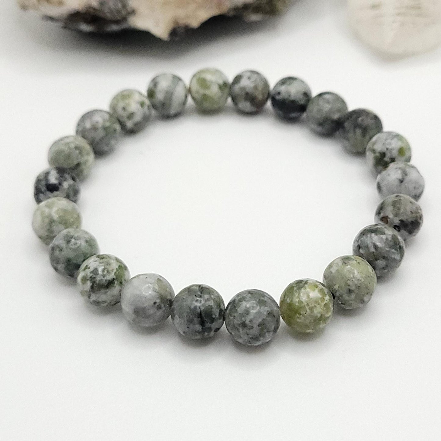 Tree Agate Crystal Stretch Bracelet