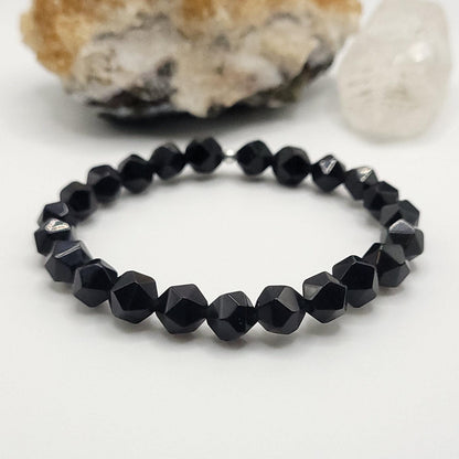 Onyx Crystal Stretch Bracelet