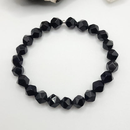 Onyx Crystal Stretch Bracelet