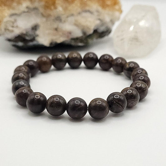 Bronzite Crystal Stretch Bracelet