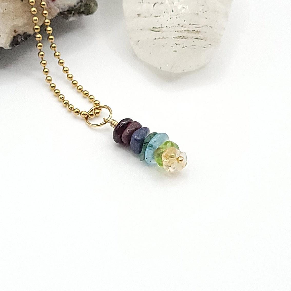 Create Your Custom Crystal Necklace, Build Your Own Crystal Necklace, Customizable Necklace Crystal, Gold Crystal Necklace